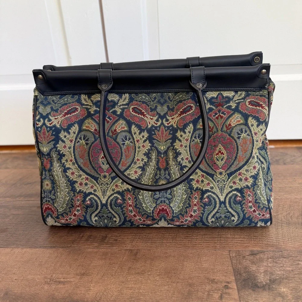 Versailles Satchel Bag Womens Large Multicolor